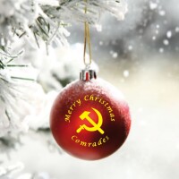 Hammer&amp;Sichel Christbaumkugel Einzelpack