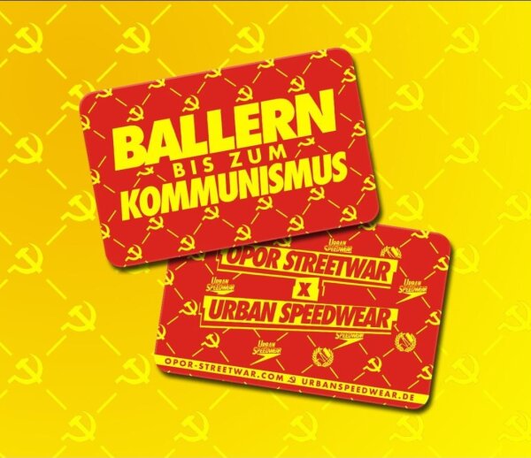 Ballern bis zum Kommunismus Visitenkarte