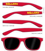 Ballern bis zum Kommunismus Sonnenbrille + gratis...