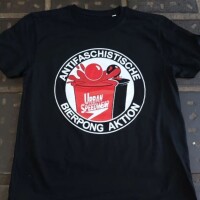 Antifa Bierpong Fairtrade Shirt